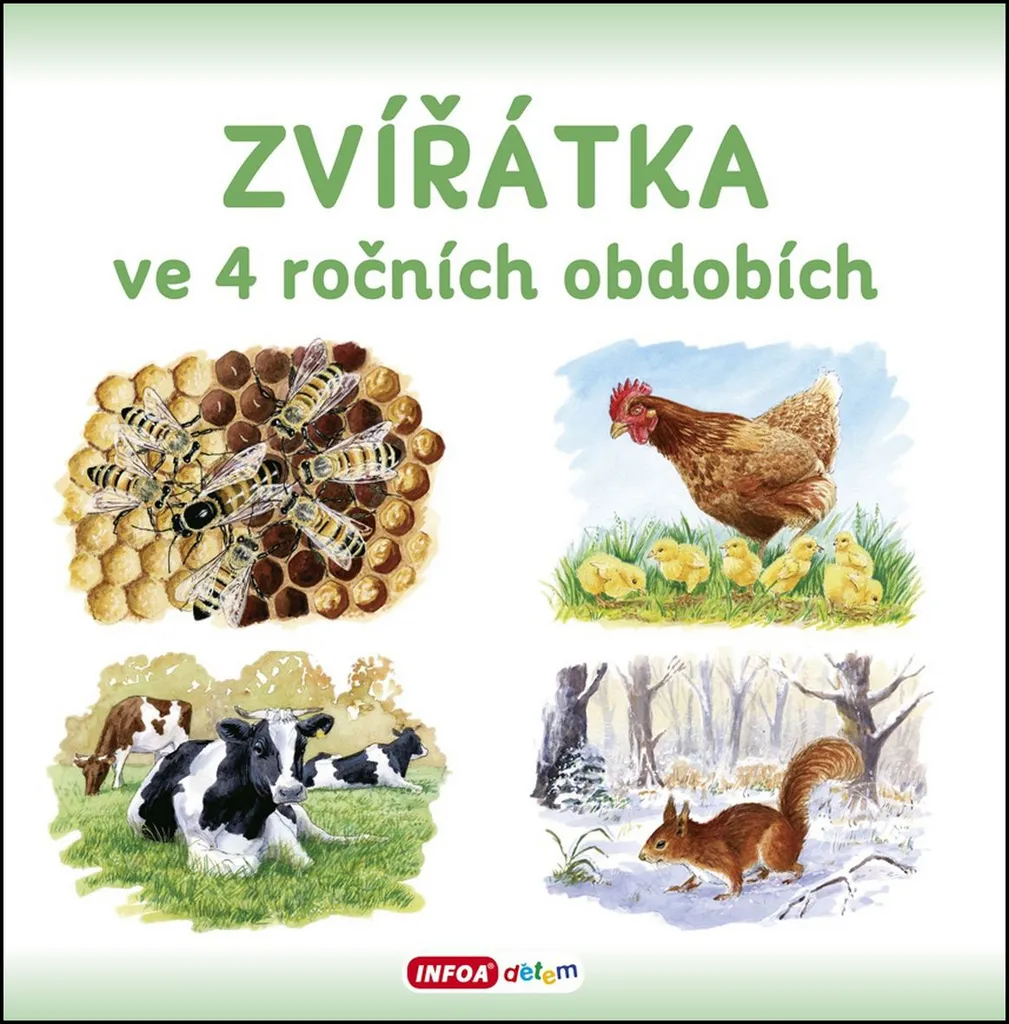 Zvířátka ve 4 ročních obdobích - Livre Éducatif Animaux et Saisons