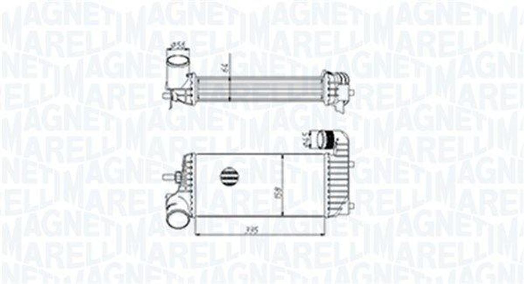 MAGNETI MARELLI 351319205440 Ladeluftkühler LLK für FORD FOCUS III Turnier Turbo Intercooler