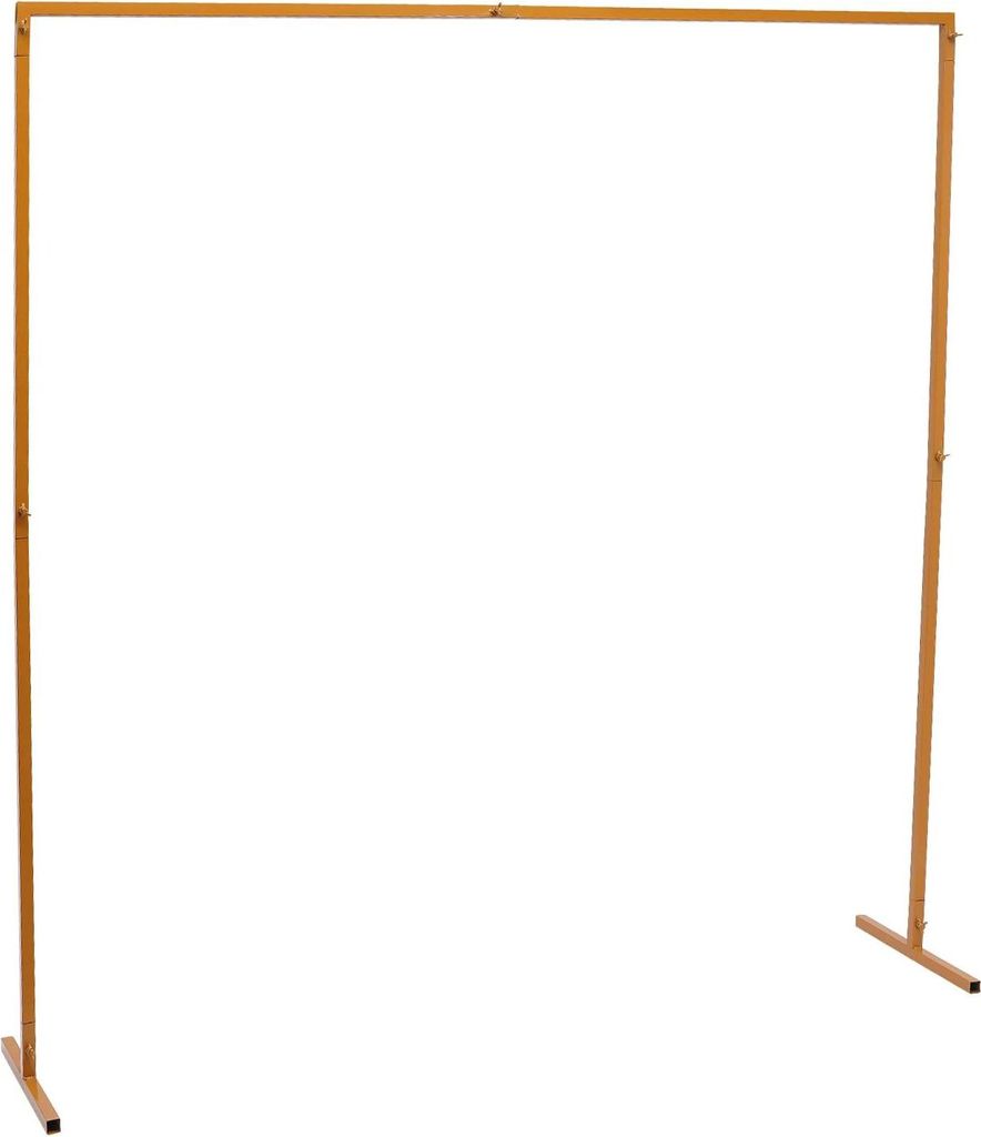 Hochzeits-Hintergrund - Quadratischer Rahmen/Ständer - 2 x 2 m - Verzinktes Eisenrohr - Traglast 10 kg - 25 mm Vierkantrohr - Kunststoffbeschichtu...