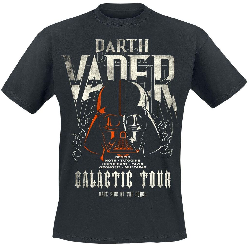 Star Wars T-Shirt Herren DARTH VADER GALACTIC TOUR POSTER schwarz M