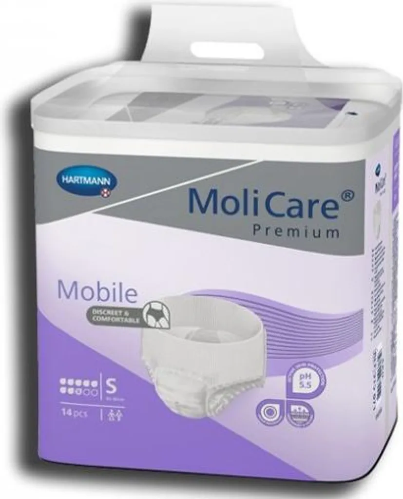 MoliCare Mobile 8 Gocce Taglia S 4x14 pz - Protezione Notte e Giorno - 4