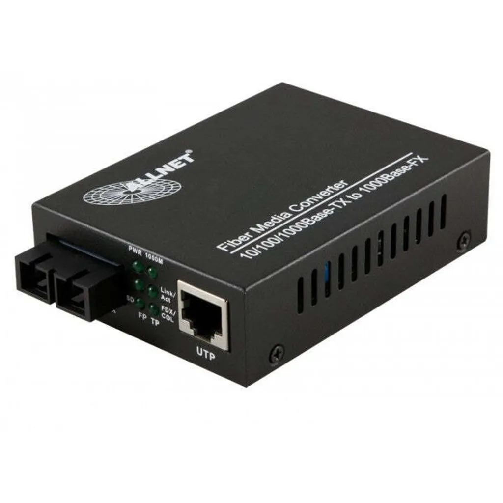 Convertisseur de Média Gigabit Ethernet RJ45 vers Fibre SC Monomode