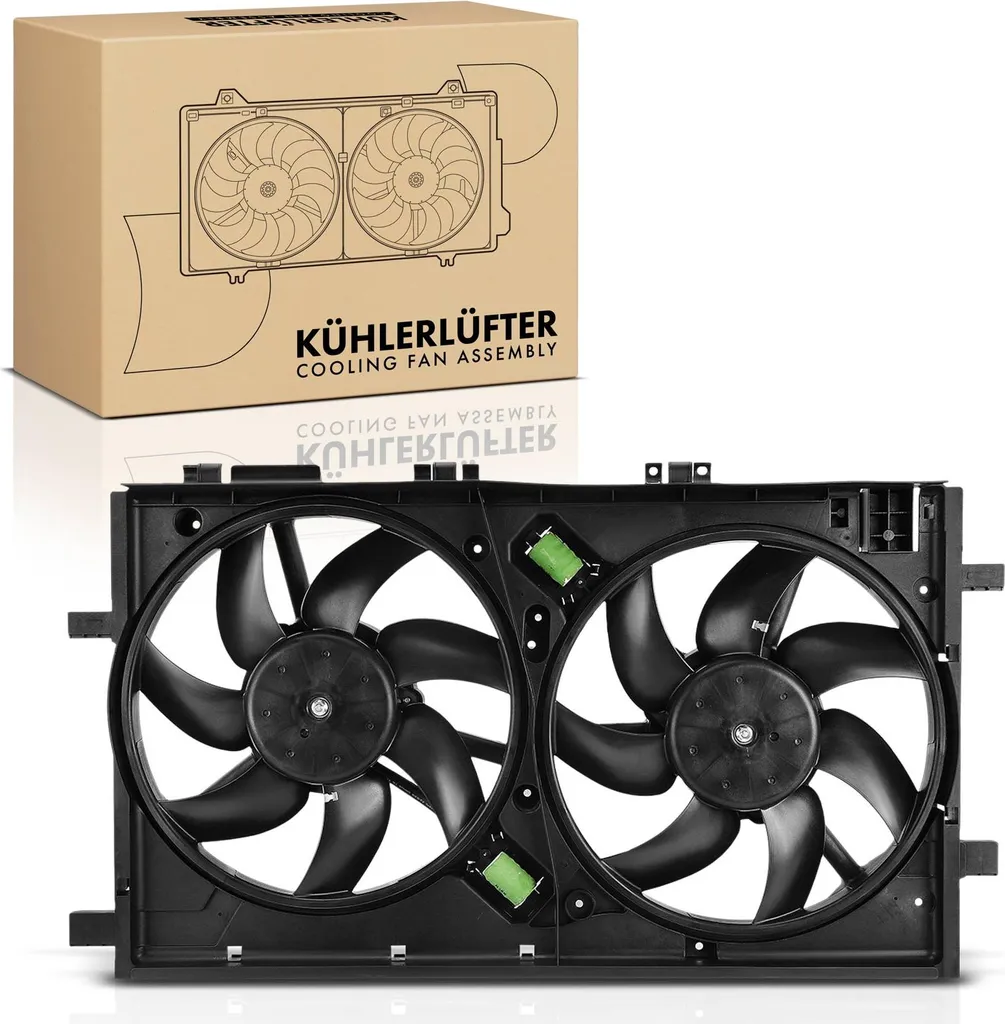 Ventilateur de Refroidissement Moteur avec Cadre pour Saab et Opel 1.4 1.6