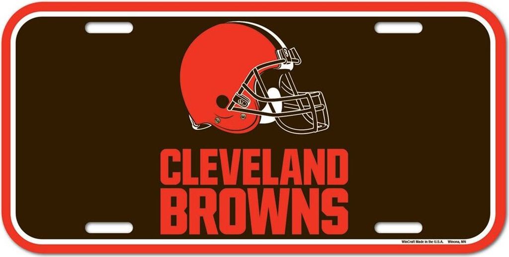 Wincraft NFL Kennzeichenschild - Cleveland Browns