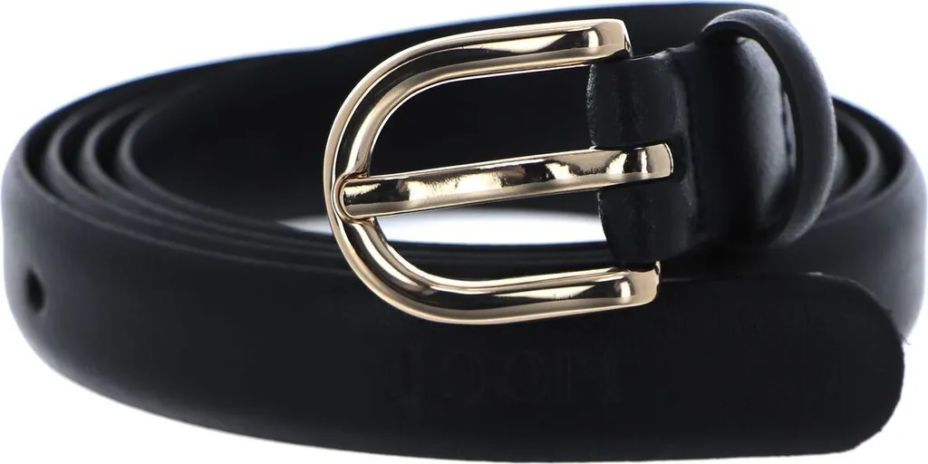 Cintura Sottile JOOP! Donna Blu Scuro 20mm Pelle - Taglia W70 Luxe