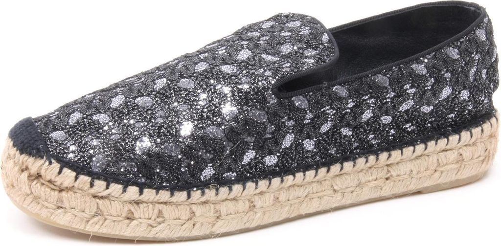 B3843 ASH XEN schwarz/dunkelgrau Schuh Frau Espadrilles