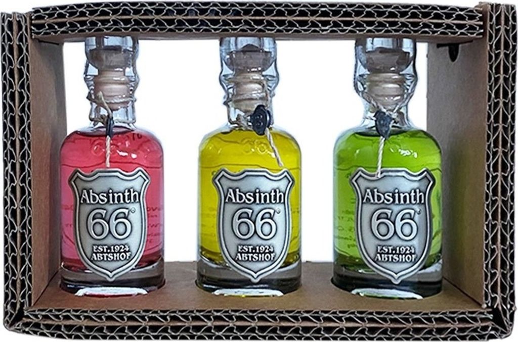 Absinth 66 Tastingset, Probierset 3 x 40 ml Produktbild 