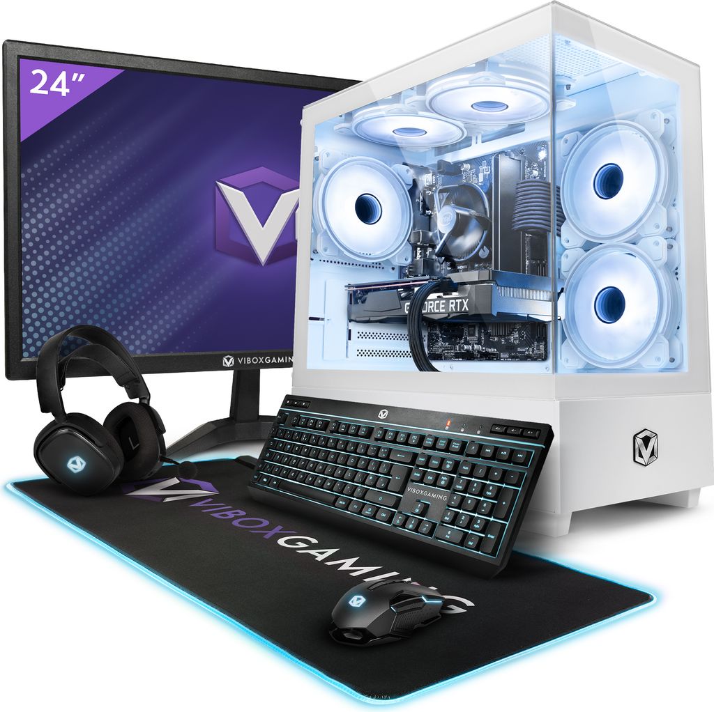 Vibox II-159 Gaming PC Set Komplett - Monitor 23 Zoll - Intel Core i5 10400F 4,3 GHz - Radeon RX 9070 16 GB - 16 GB RAM - 1 TB NVMe SSD - Windows 1...