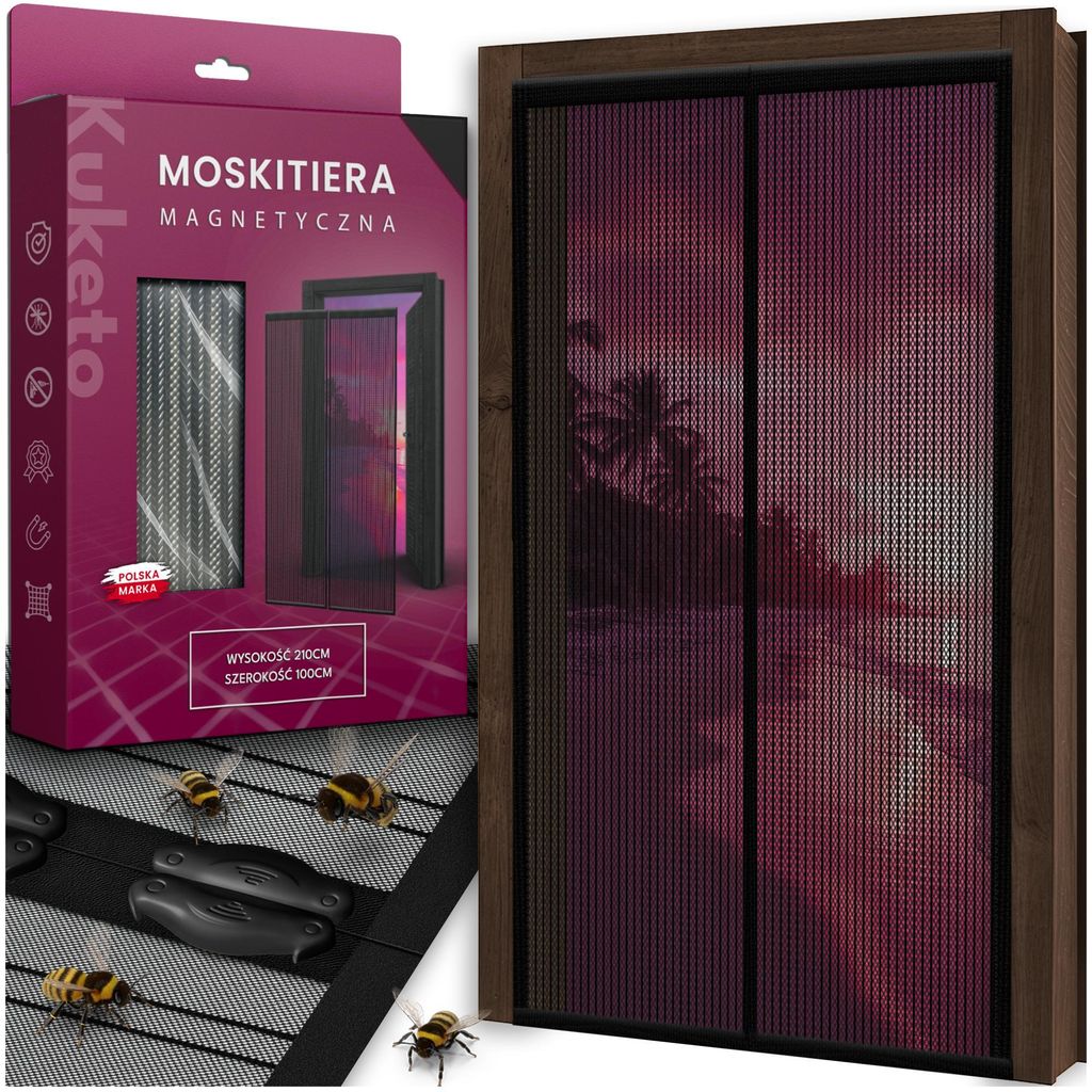 Kuketo | Avocado Home | Moskitonetz - 100x210 cm - Schwarz Produktbild 