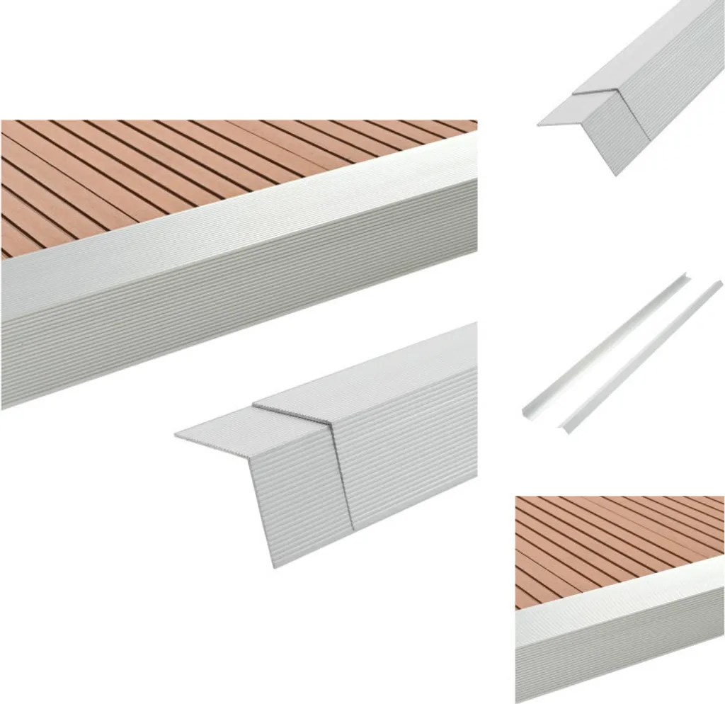 Cornière de Finition en Aluminium Argent 170 cm pour Sols - 5 Pièces