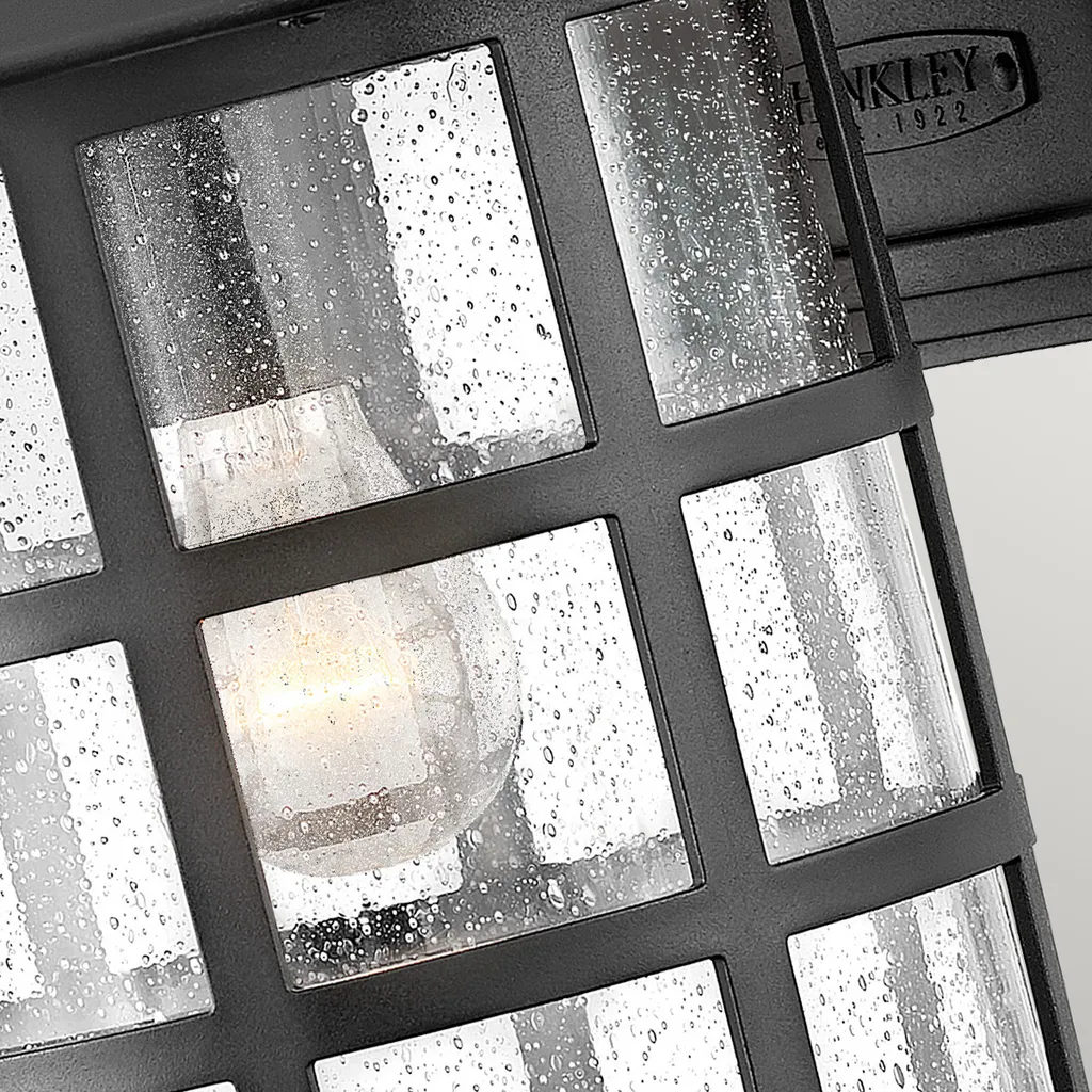 Applique d'extérieur E27 60W Freeport Hinkley Noir texturé élégante