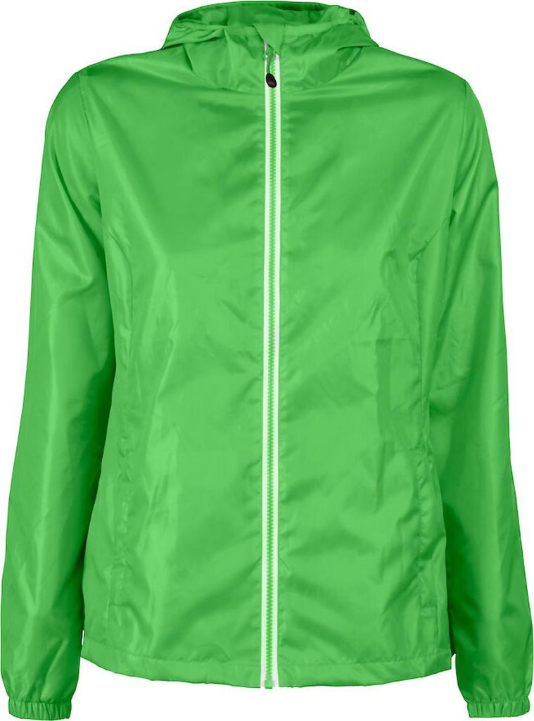 Windbreaker-Jacke Fastplant Lady Rot wasserabweisend mit gefütterter Kapuze und YKK Reißverschluss