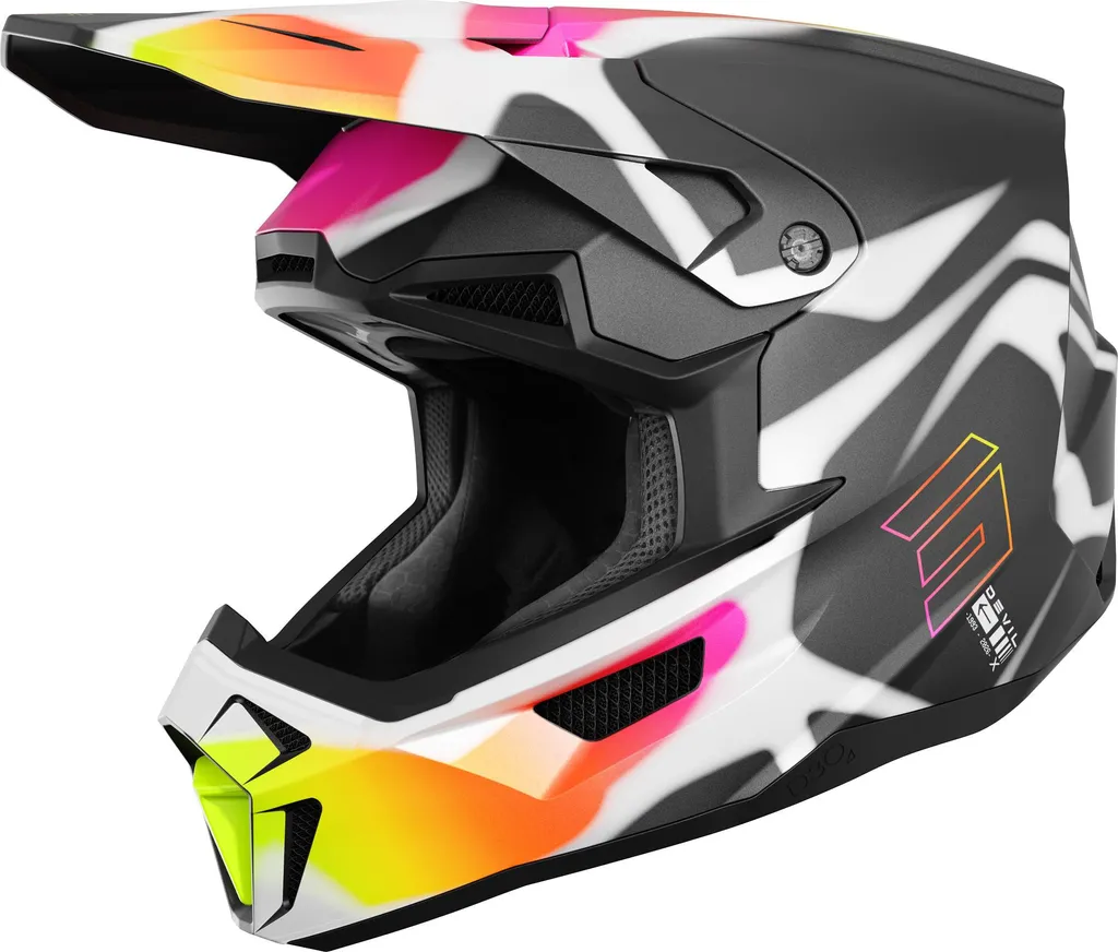 Casque intégral de cross Shot Lite Devil Mips homologué pour moto