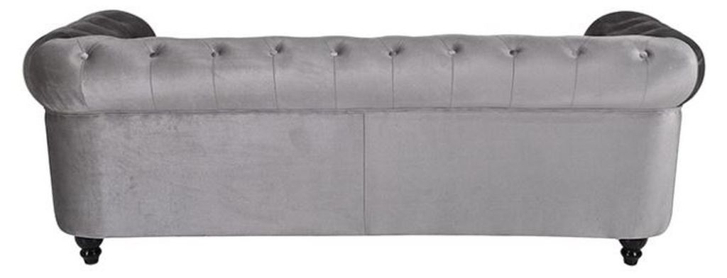 Chesterfield Sofa Couch Polster Stoff Leder Couchen Polster Garnitur 3 Sitzers