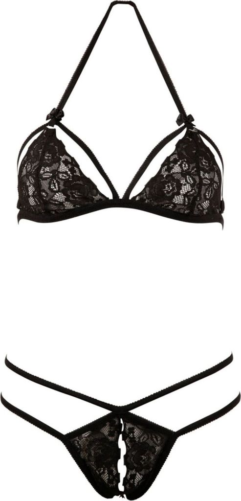 Cottelli Collection - Spitzenset - Schwarz Produktbild 