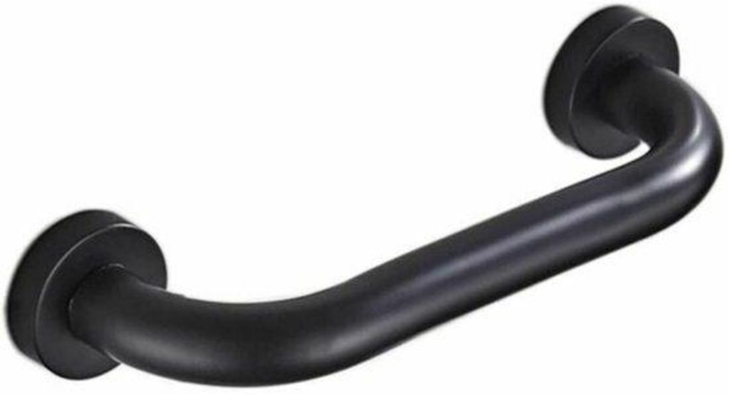 Badezimmerhalter - Duschehalter - Antirutsch - 30 cm Badezimmerhalter - für Dusche und Toilette - schwarz