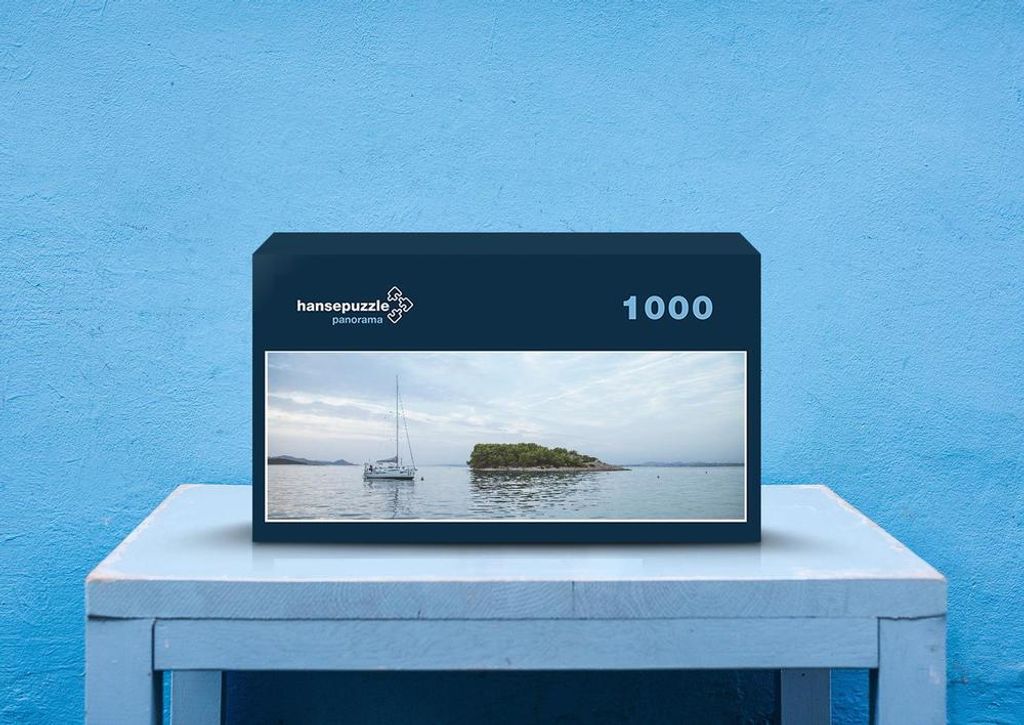 hansepuzzle 44822 - Insel Puzzle, 1050 Teile, Natur, 60,0 x 46,0cm mit hochwertiger Aufbewahrung, Kartonbox und wiederverschließbarem Beutel