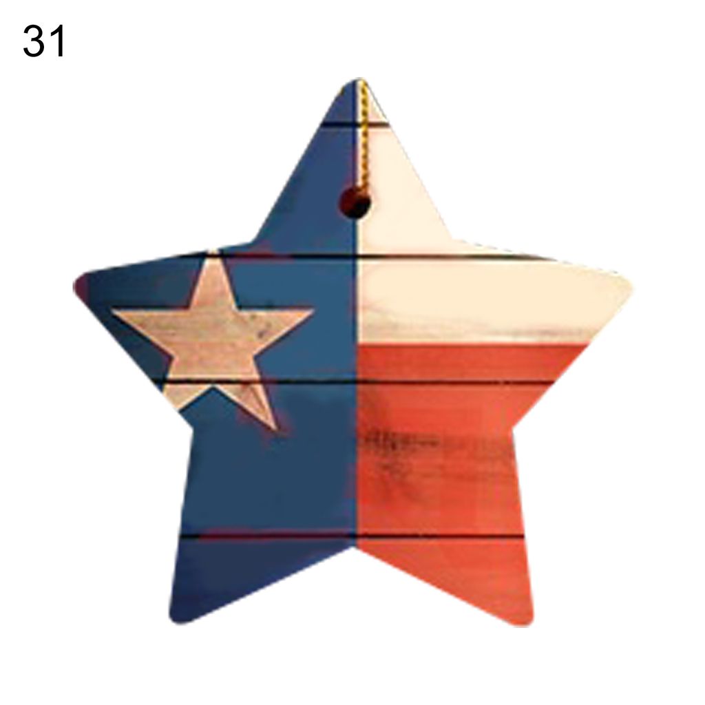 Weihnachtsschmuckstücke auffällige Cartoonmuster Keramik Weihnachts-Baum Ornamente Party Nachbildung für Zuhause-31