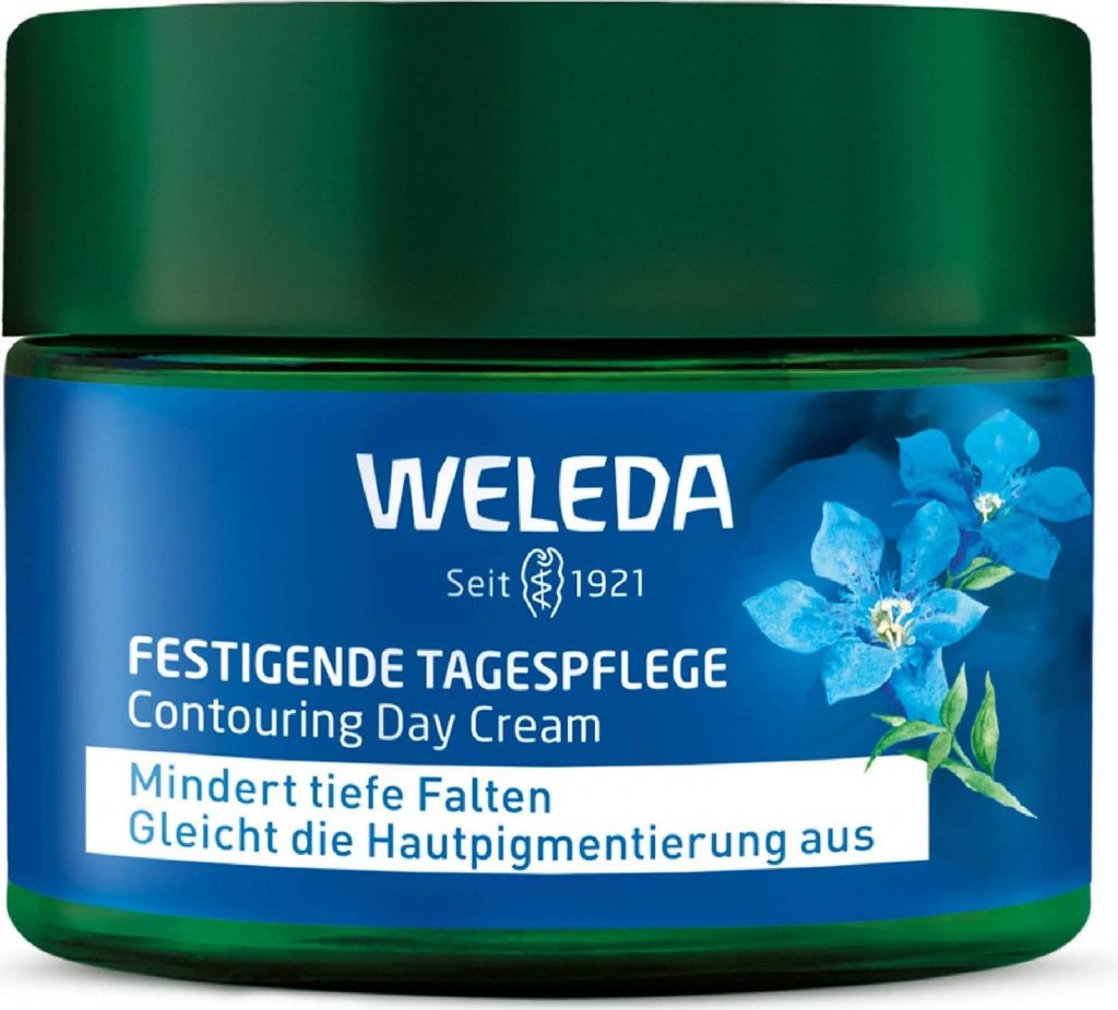 Weleda Blauer Enzian & Edelweiß  Konturierende Tagescreme Produktbild 