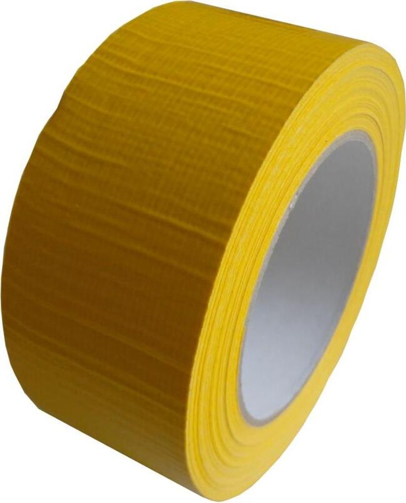 10 Rollen Klebeband Gewebeband Panzerband Panzertape 50m X 48mm gelb