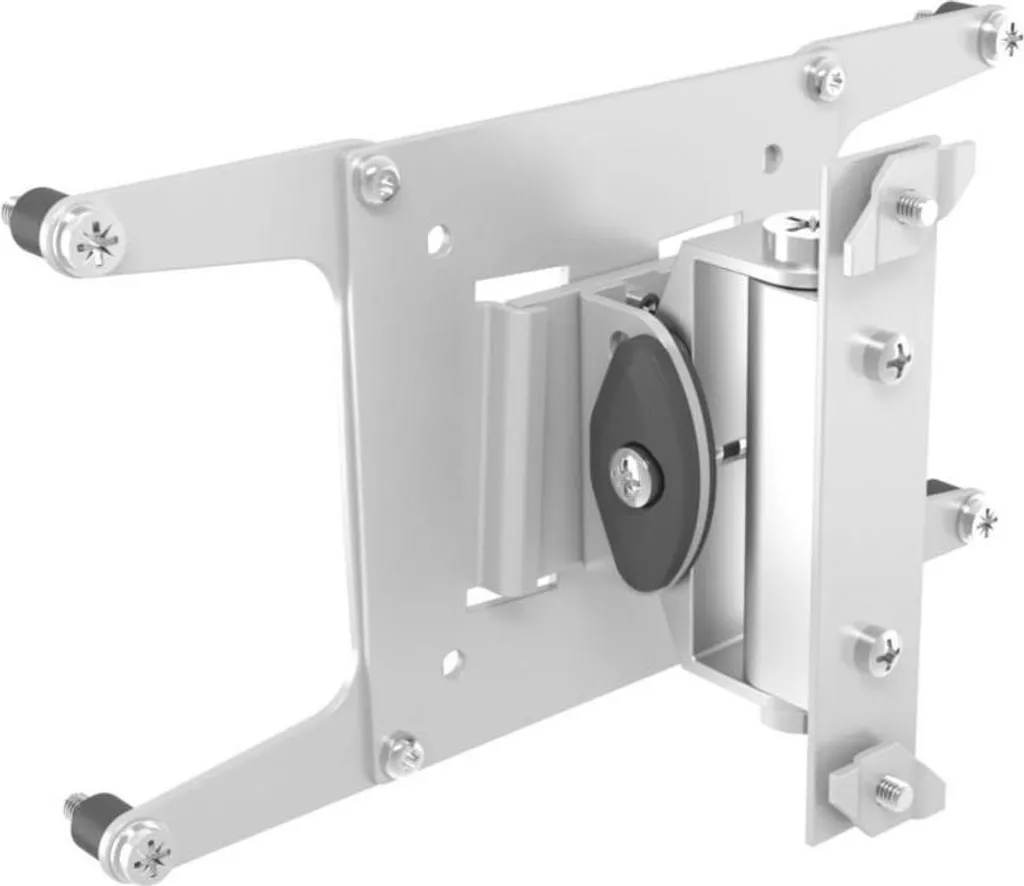 SMS Support Écran Plat Argenté L ST Kit - Fixation Sûre sans Basculement