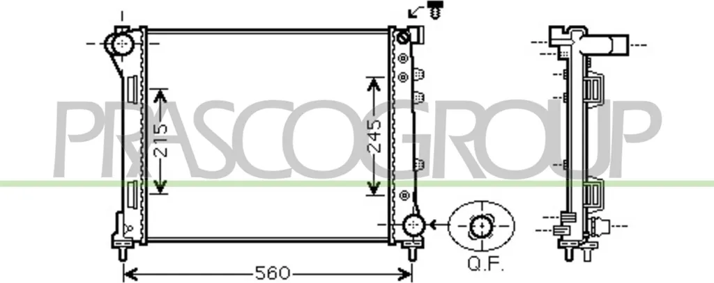 Remplacer le radiateur de votre Panda avec le modèle PRASCO FT124R002