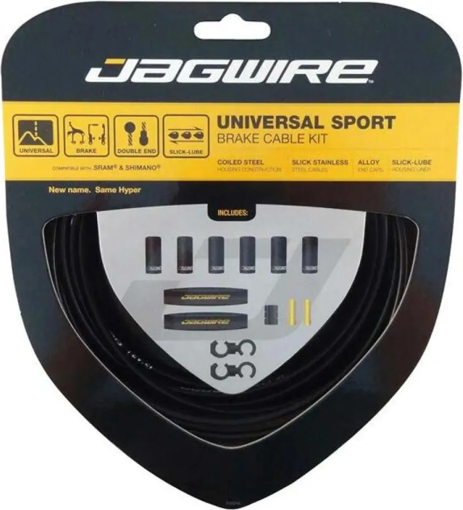 Câble de frein Jagwire Hyper noir inox : améliorez votre sécurité vélo