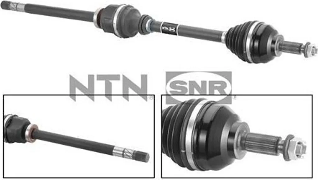 Arbre de transmission SNR DK55.227 renforcé côté passager, essieu avant