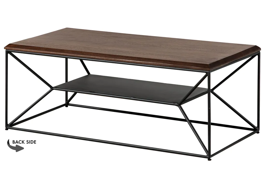 Table basse bois manguier durable 110x55x43 cm marron LOUNGE COLLECTION