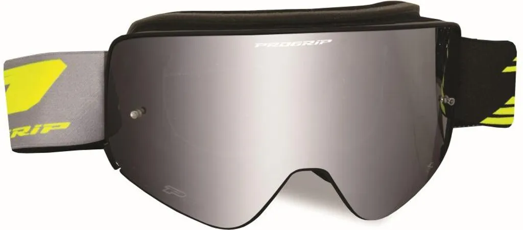 Progrip 3205 Lunettes Tout-Terrain Argent Clair : Fini la Buée en Cross