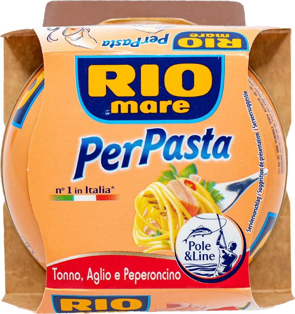 Rio Mare Per Pasta Thunfisch in Olivenöl mit Knoblauch und Chili 160 gr.