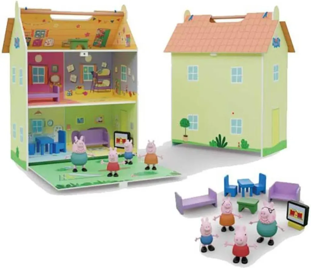 Maison en bois Peppa Pig pour s'amuser et créer des histoires