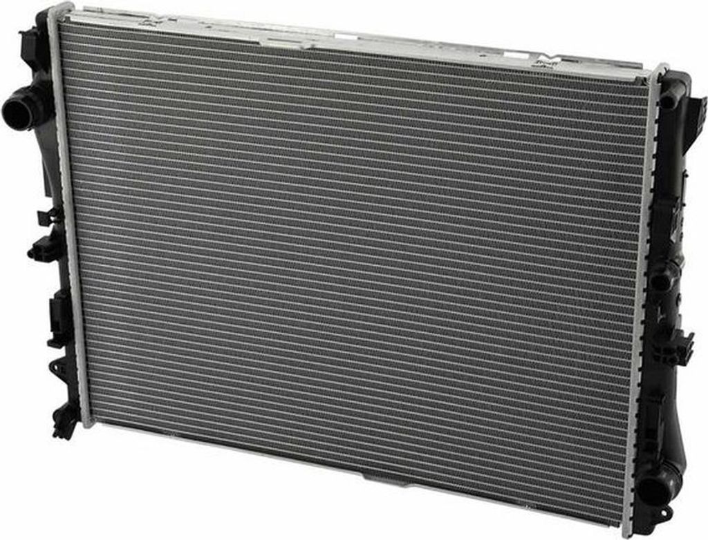 Kühler Motorkühlung Kühlrippen gelötet 640 - 498 mm HELLA für u.a. MB S-KLASSE