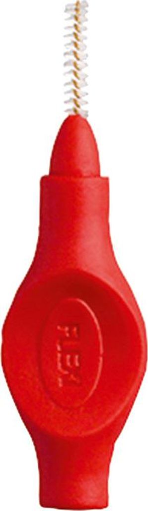 Interd.Bürste Flexi rot 0,9 25St