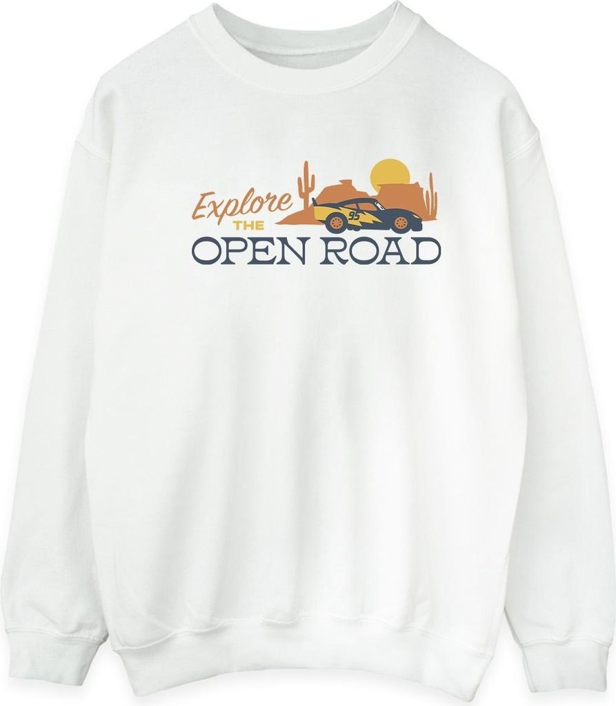 Disney - "Cars Explore The Open Road" Sweatshirt für Herren BI15854 (S) (Grau)