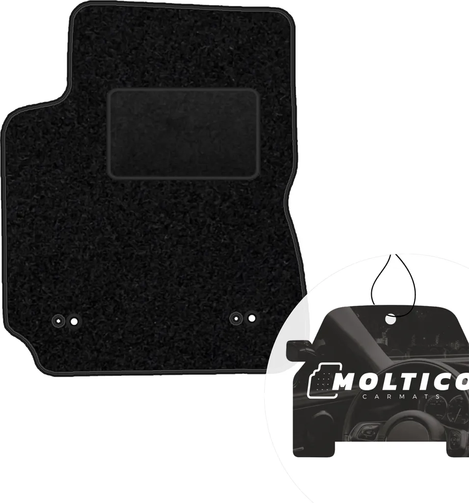 Tappetino Singolo Nero Velours per Citroen C4 Cactus 2014 - Robusto