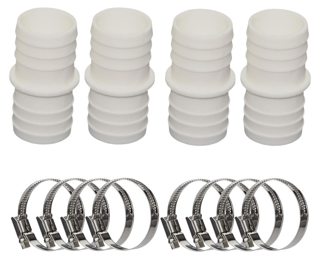 HAF 4x Schlauchverbinder mit 32mm x 32mm | Schlauchtülle x Produktbild 