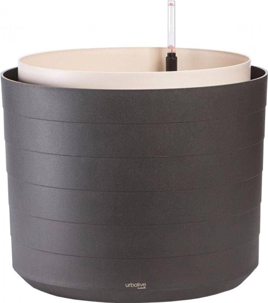 Vaso autoirrigante Berberis 46 antracite + avorio Immagine del prodotto 