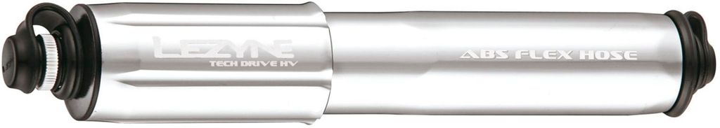 Lezyne Tech Drive HV Silver/Hi Gloss S Mini-Fahrradpumpe