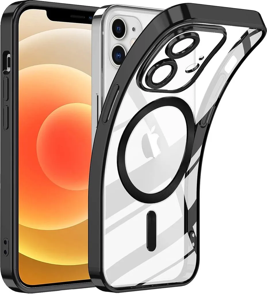 Cover iPhone 11 Antiurto con MagSafe e Protezione Camera Nera