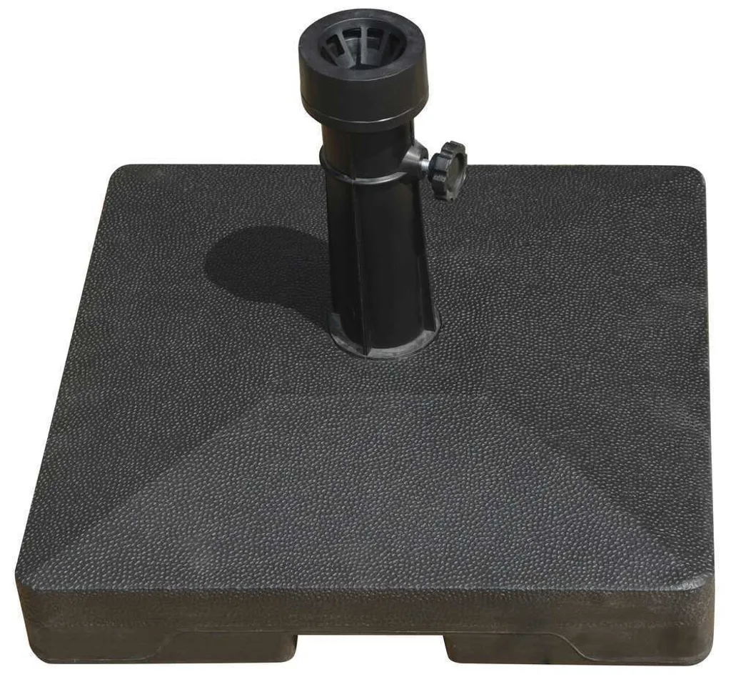 ROJAPLAST Socle en béton 30 kg 67/300 pour parasols de jardin stables
