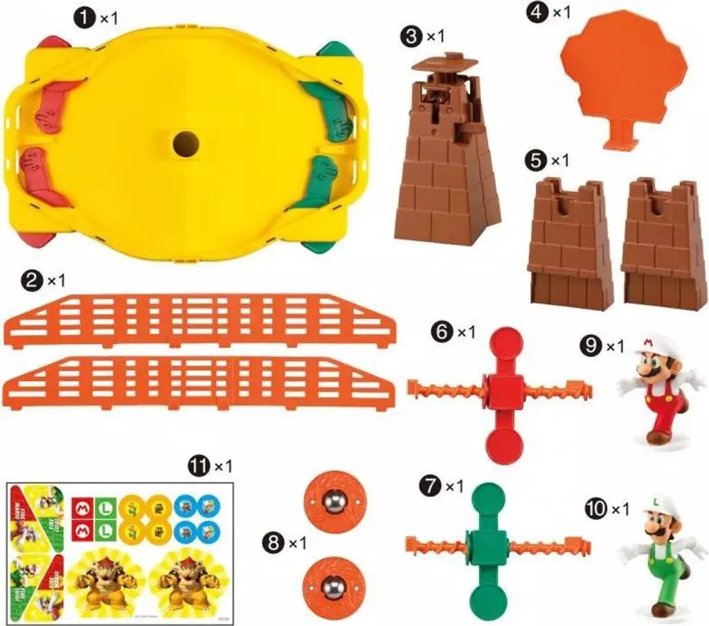 Jeu de société Super Mario Stadium - Jeu d'adresse Fire Mario Epoch - 10