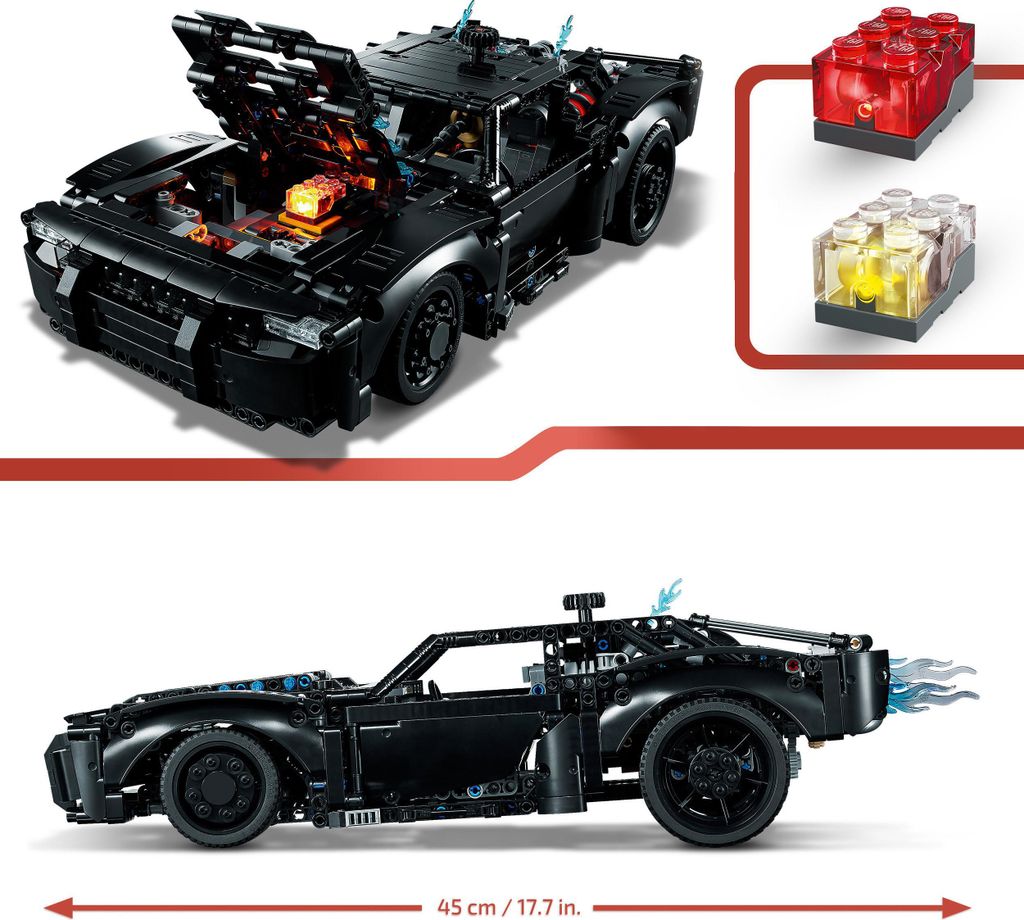 LEGO 42127 Technic BATMANS BATMOBIL Spielzeugauto mit Produktbild 5