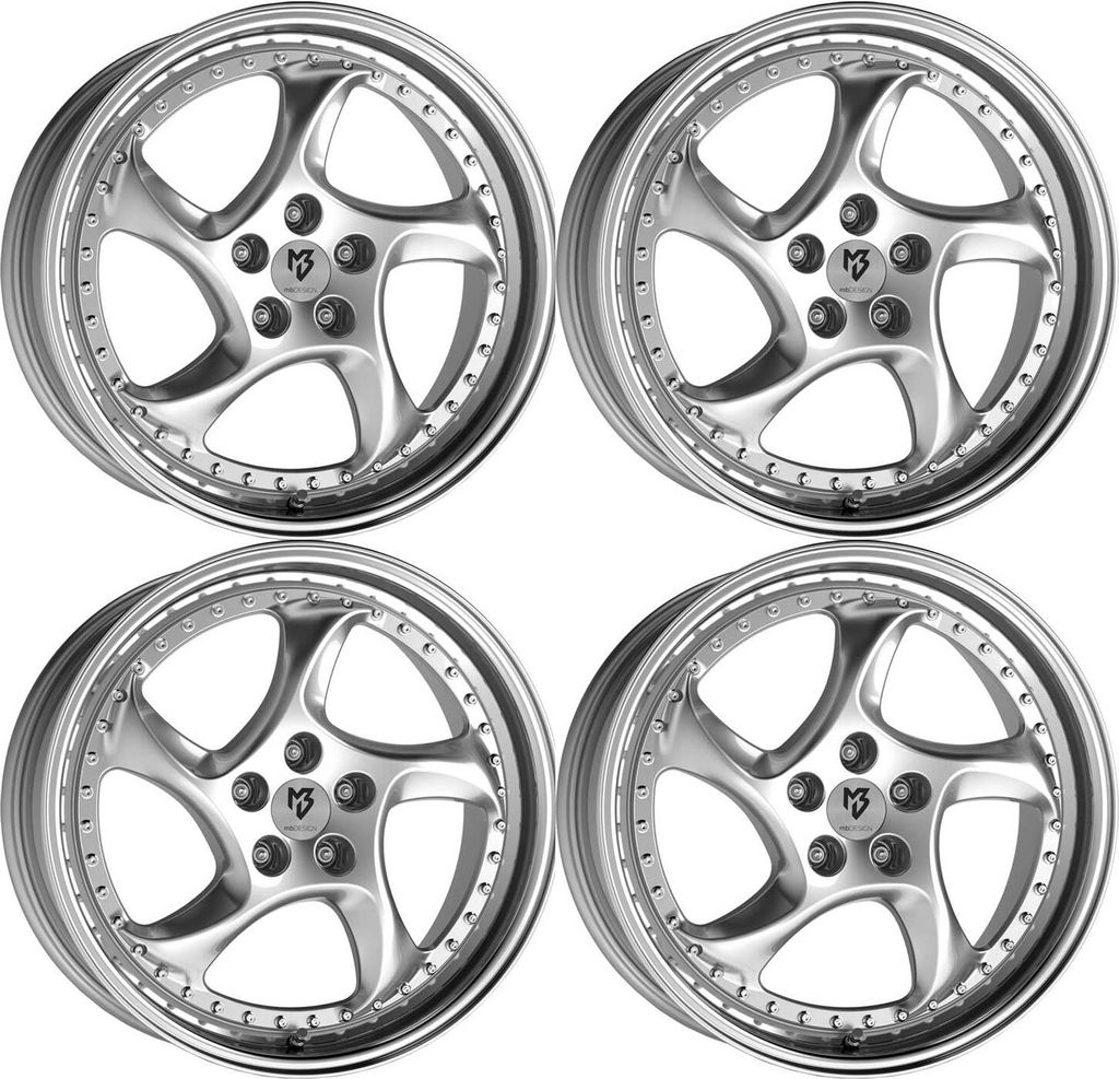 MB Design Felgen TURBO S 9.5Jx19 ET 40 5x112 Diamant Silber 4-TUS9519405RZ-S4 kompatibel mit VW Arteon