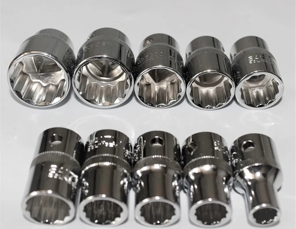 Set Chiavi a Bussola SALTUS 5200 1/2" | 10 Pezzi Acciaio CV 9-24mm