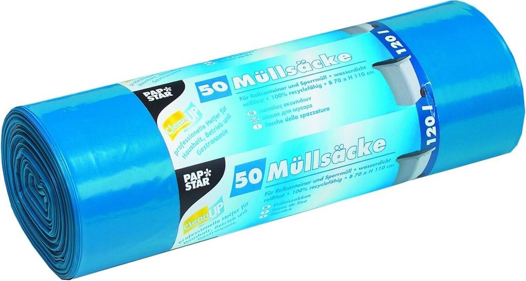 STARPAK Müllsäcke LDPE 240 Liter blau 10 Säcke