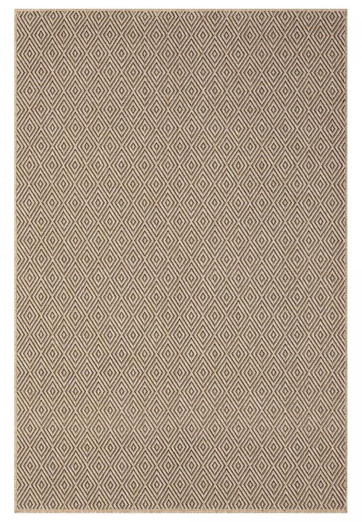 LYN13 REZY 3 Indoor-/Outdoor-Teppich, Ton-in-Ton-Jute-Optik