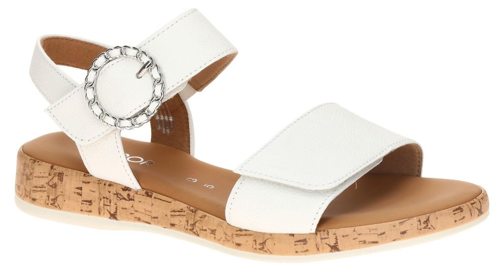 Gabor 82.734 Damen Sandalette - Riemchen Sandalen weiß NEU
