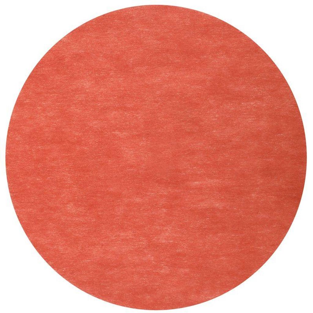 50 runde Tischsets orange terracotta Vlies Ø 34 cm Einweg Produktbild 