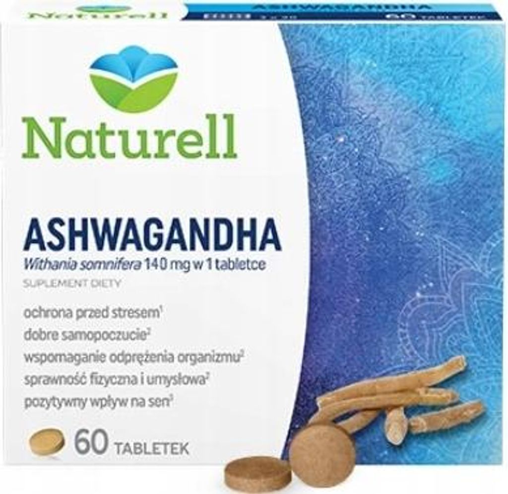Naturell Ashwagandha 60 Tabletten - Langfristig! Produktbild 